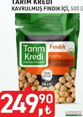 TARIM KREDİ KAVRULMUŞ FINDIK İÇİ 500 G TARIM KREDİ KAVRULMUŞ FINDIK İÇİ 500 G